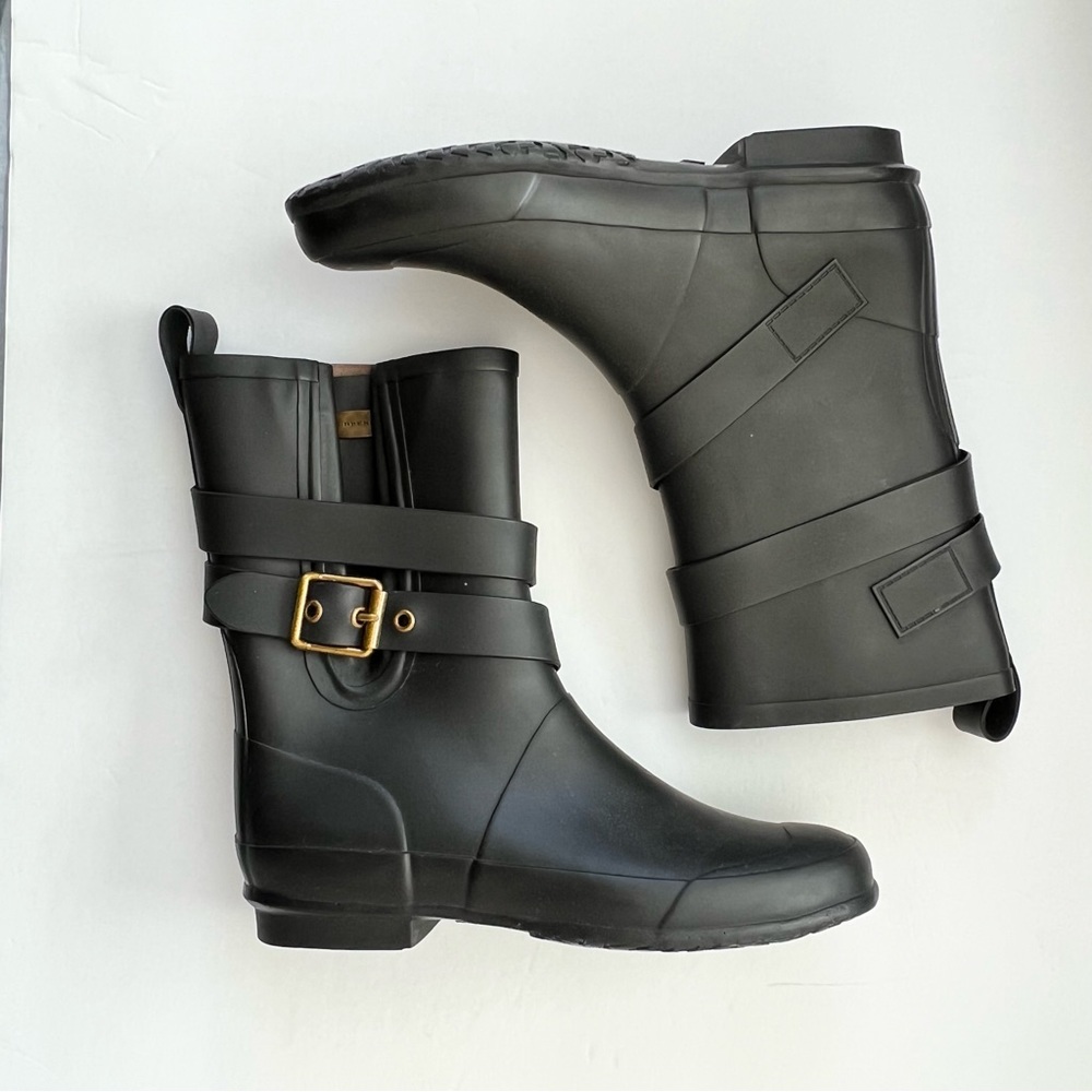 Like New! Authentic Burberry Rain Boots Black Size 37 EU - Picture 8 of 11